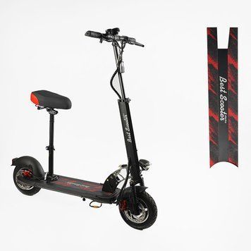 Електричний самокат BS-10588 Best Scooter з сидінням  134 фото